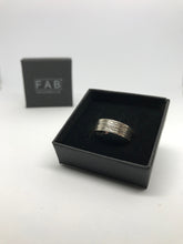 Load image into Gallery viewer, 925 Sterling Silver Handmade Hammered Style Woven Ladies Ring Inside Jewellery  Box.